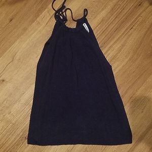 Tommy Bahama S dark blue knitted top